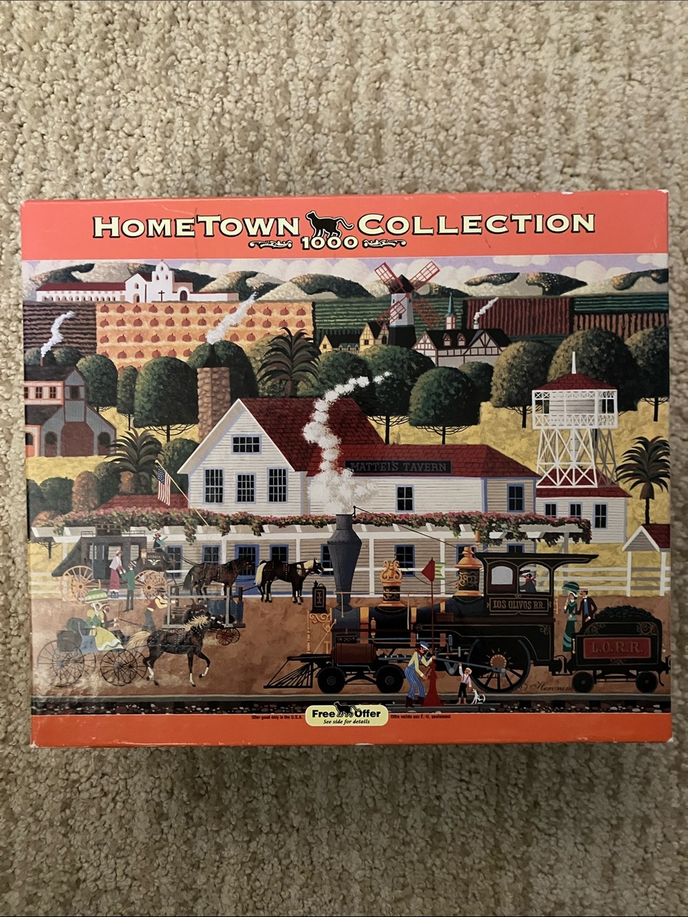 🧩Complete🧩 Hometown Collection Heronim ‘Mattie’s Tavern’ 1000 piece puzzle
